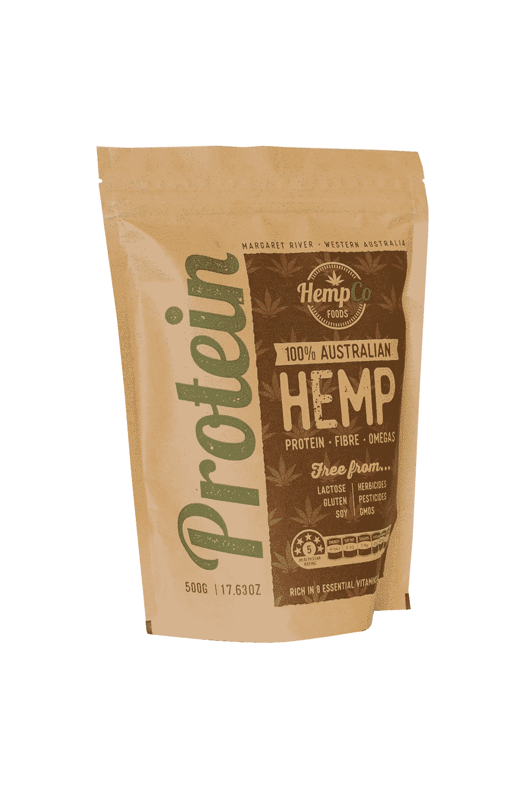 Hemp protein powder from 100% Australian grown hemp seeds